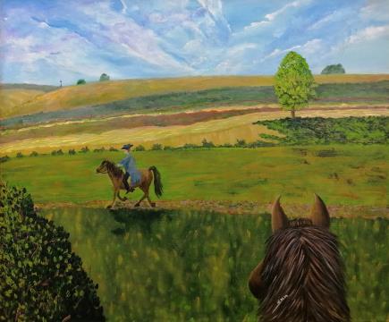 Rafolško polje (Akril-platno - 50x60) Irena Gorenc